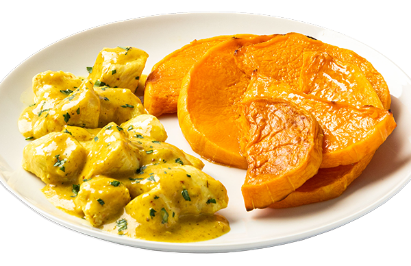 Pollo al Curry con Calabaza