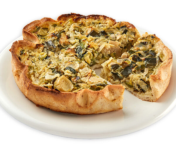 Quiche de Puerro y Champignones