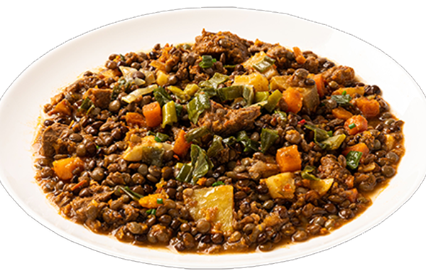 Guiso de Lentejas y Carne
