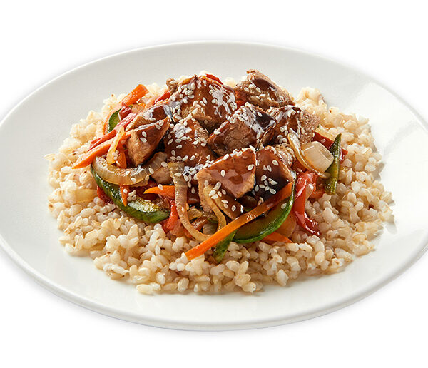 Salteado de Cerdo con Arroz Yamani
