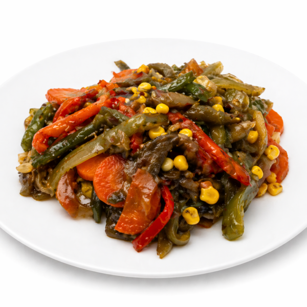 Wok de vegetales