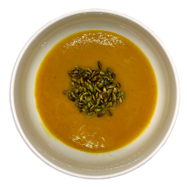 Sopa Detox de Calabaza y Cúrcuma